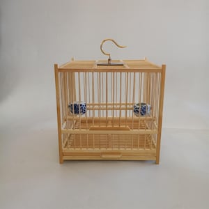 Handgefertigtes Vogelhaus aus Holz - Charmantes Outdoor-Dekor für Vögel - rustikales Gartenzubehör