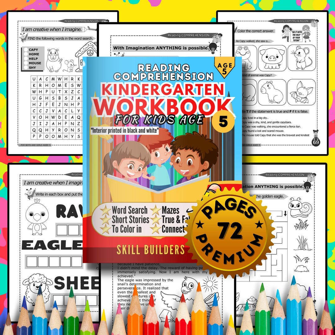 Kindergarten Reading Comprehension Workbook Pdf