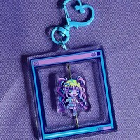 Ame Chan | Acrylic Keychain | 3 Inches | NEEDY STREAMER OVERLOAD - Etsy