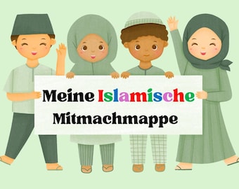 Islamsiche Lernmappe für Kinder, 5 Säulen des Islams, Ramadan Kinder Aktivität, Ramadan Aktivitätsmappe