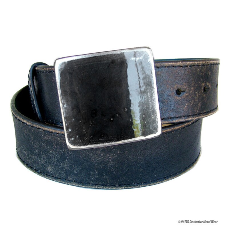 Square Belt Buckle Snapon Metal Belt Buckle Mens Belt Etsy