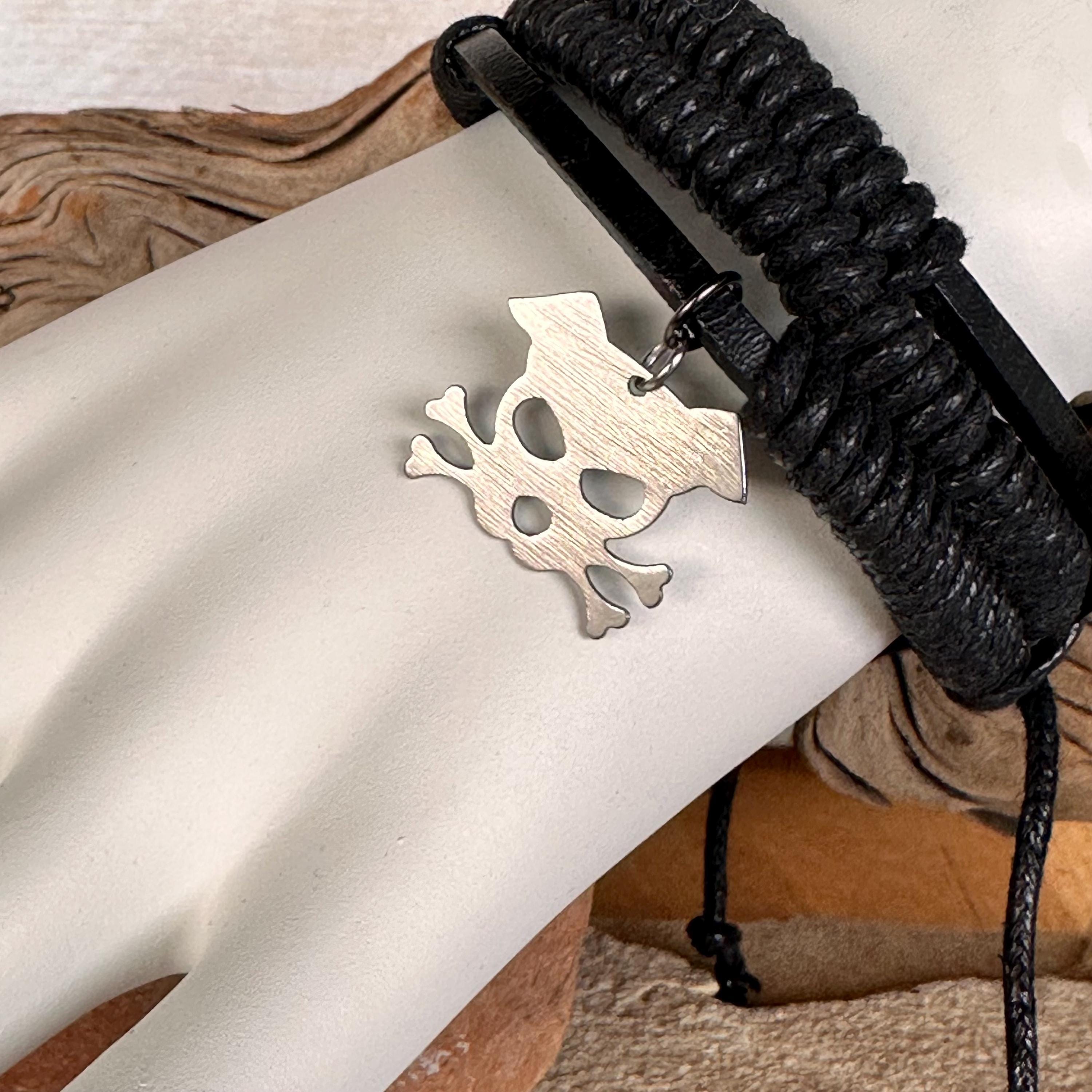 NEW Skull & Fleur-de-lif Leather Belt- Dillon Rogers- RARE Guts of The Ice - An Exploration of  main image 3