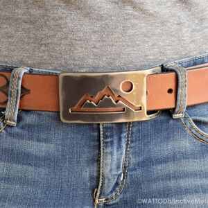 mountain belt buckle