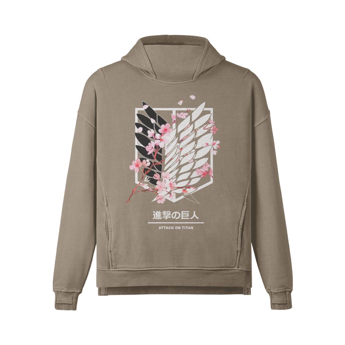 Attack on titan stylish hooded denim jacket hotsell