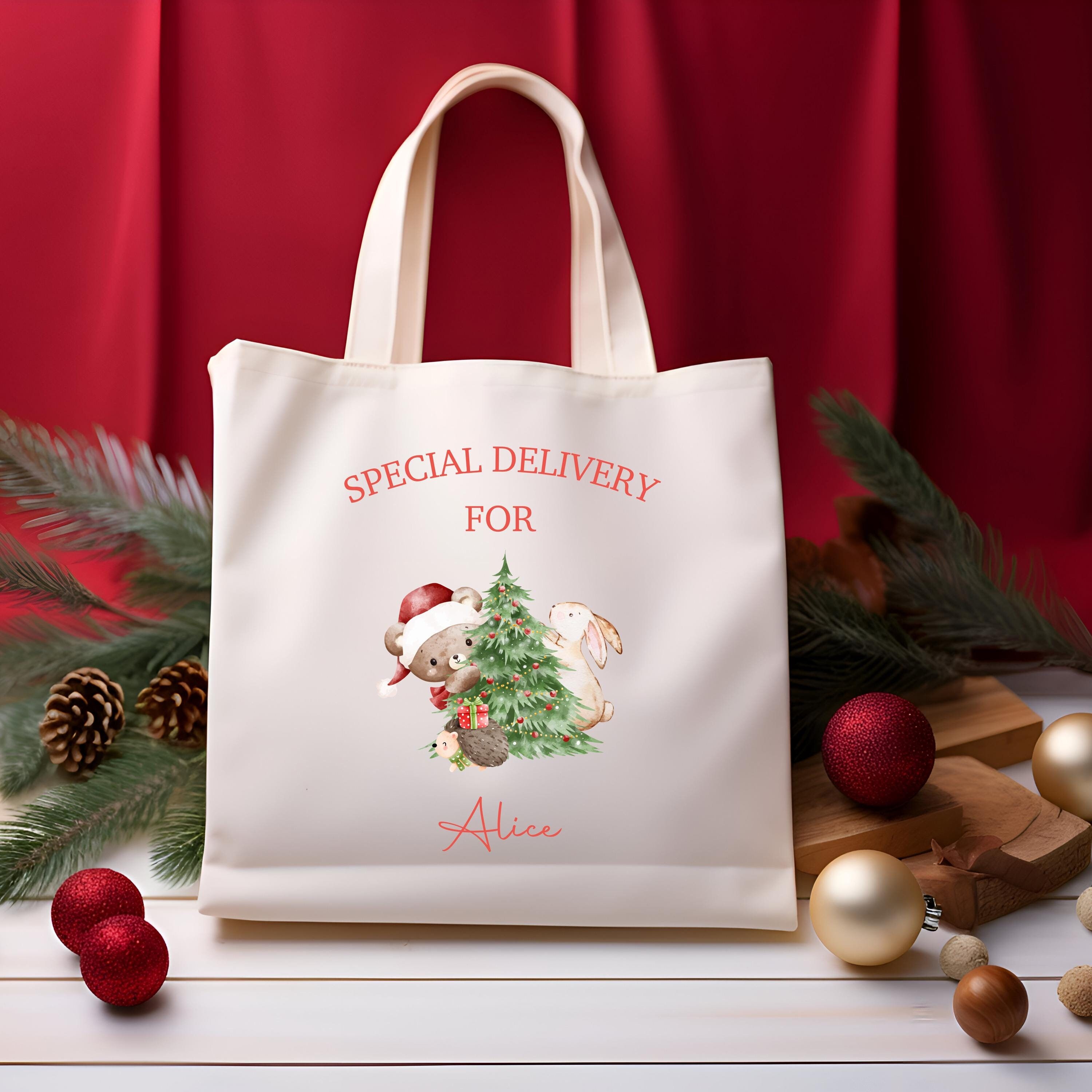 Christmas Tote Bags Etsy Ireland