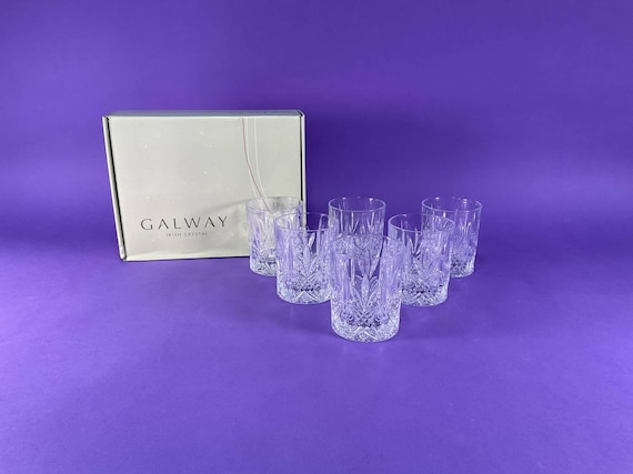 Galway Irish Crystal Abbey Old Fashioned (set of 6) - Etsy UK