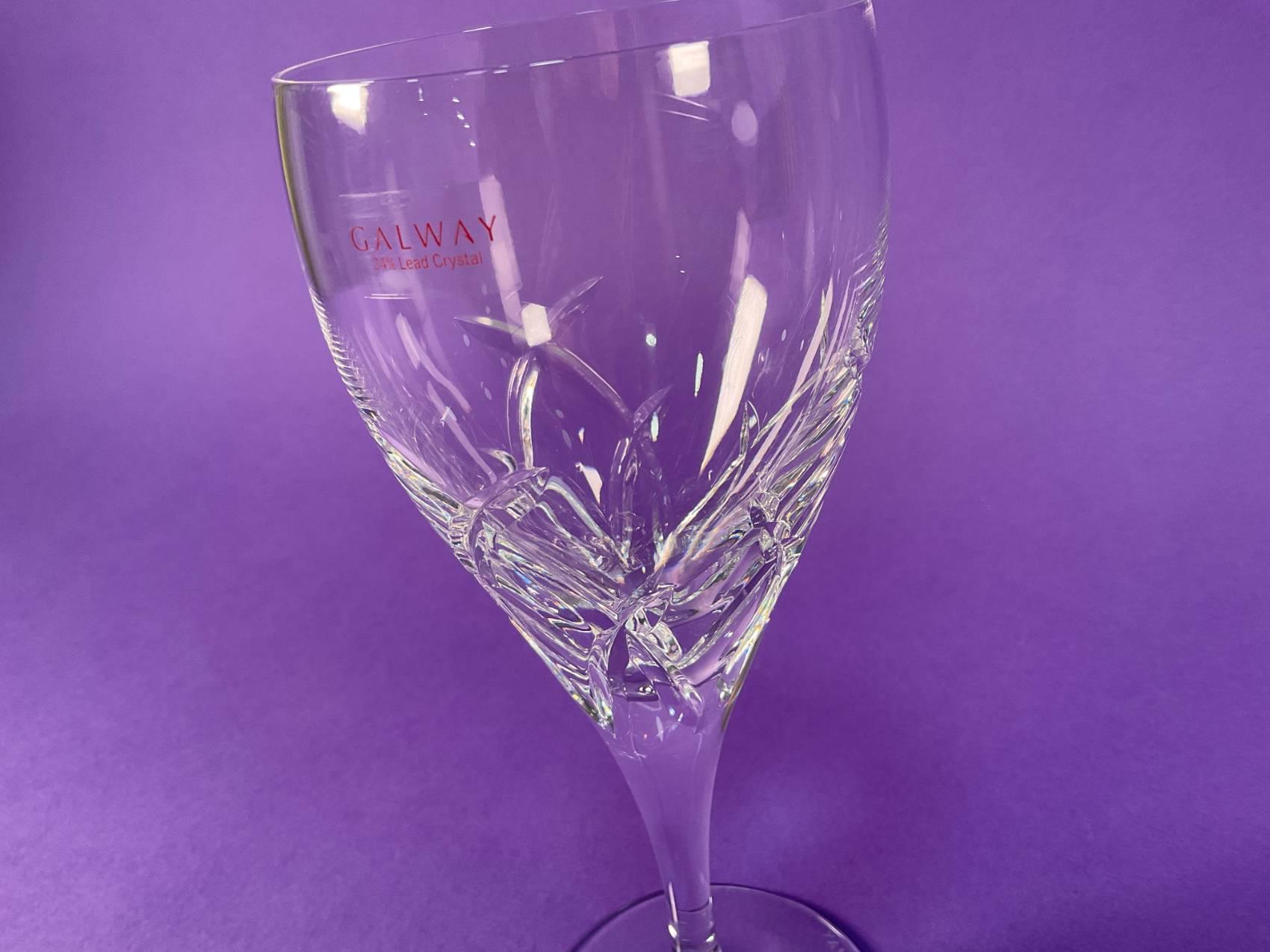 Galway Irish Crystal Mystique Red Vine (set of 4) - Etsy