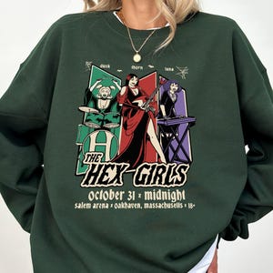 The Hex Girls Tour Sweatshirt, Concert Tshirt,Halloween Hex Girls Rock Band,Hex Girls Concert Tee,Rocker Mama Gift,Halloween Retro 90s Shirt