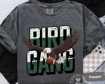 Comfort Colors® Bird Gang Shirt, Philadelphia Shirt, Distressed Bird Gang Shirt, Game Day Shirt, Football Gift Shirt,Kids Shirt