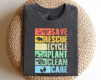 Environmental Shirt, Activist Shirt, Earth Day Tee, Nature Lover Gift, Nature Tshirt, Ecology Shirts, Climate Change Shirt, Protest Tee