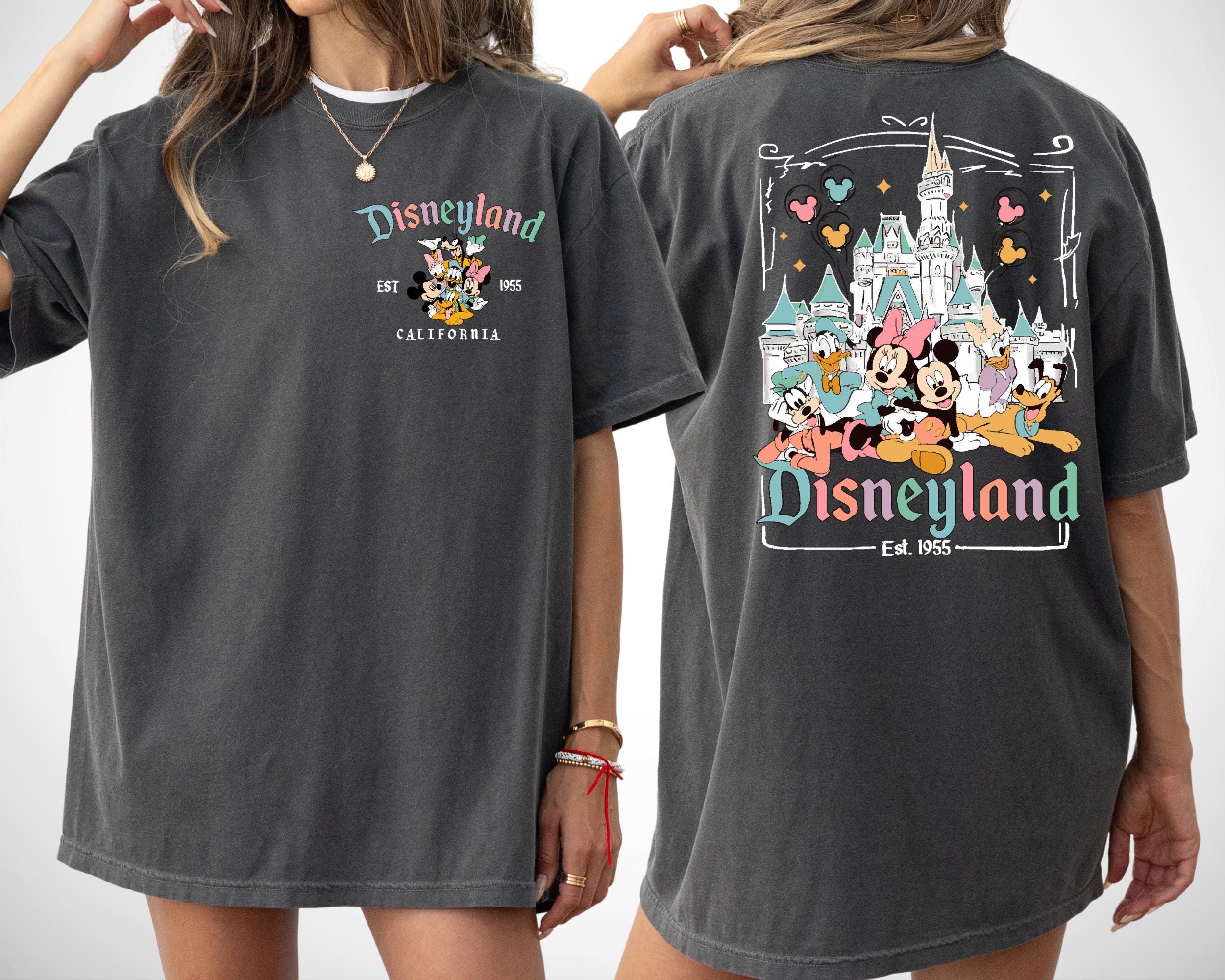 Comfort Colors® Disneyland California T Shirt, Disneyland Est. 1955 Shirt, Disneyworld Shirt, Disney Shirt, Mickey And Friends Shirt