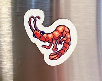 Shrimp Magnet: Waving Hello