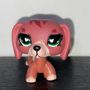 Littlest Pet Shop Custom Dachshund Eye Repaint