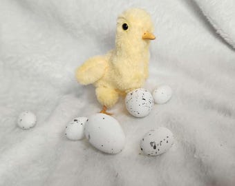 duckling handmade posable art doll baby