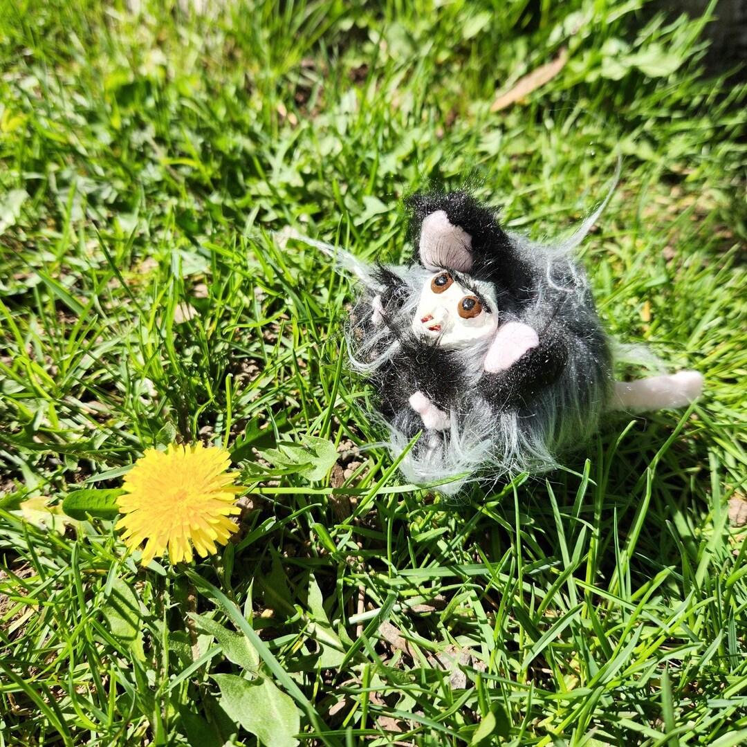Mini Virginia Opossum Furby Inspired Handmade Oddbody Furbies Baby - Etsy