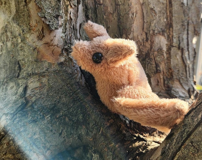 bat plushies handmade stuffed animal handsewn