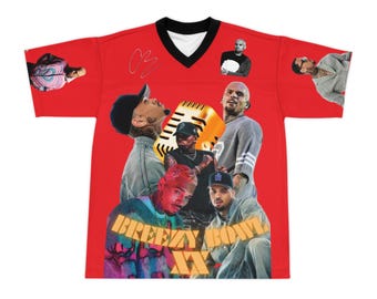 Chris Brown Breezy Bowl XX Jersey  20 Year Music Tribute Fan Shirt, Custom Concert Jersey, Unisex Hip-Hop Music Tee (6 Color Options)