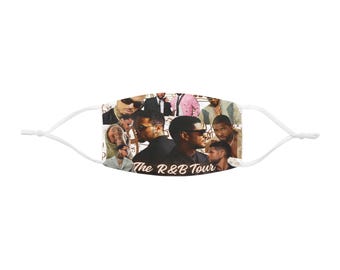 Die R & B Tour Gesichtsmaske | Musik Künstler Foto Design