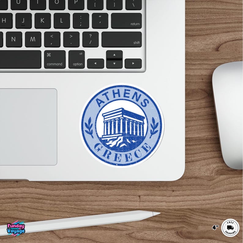 Athens Parthenon Sticker, Greek Architecture Decal, Traveler Gift - Etsy
