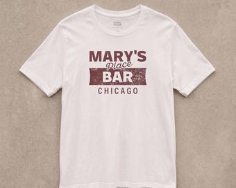 Vintage Mary's Place Chicago T-Shirt, Retro Tauchbar T-Shirt