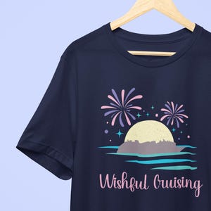 Wunsch-Kreuzfahrt-T-Shirt, Familien-Kreuzfahrt-Urlaubs-Hemd, Wunsch inspiriertes Thema-T-Stück, Schiffs-Umriss-Hemd, passende Familien-Hemden, Wunschfans
