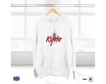 Kyoto Hoodie | Japanese Pagoda Graphic | Unisex Pullover Sweatshirt