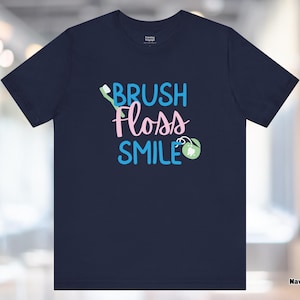 Dental Tee, Dental Hygiene Awareness Shirt, Dental Office Attire, Dental Squad, Dentist Gift, Spring Dental Shirt, Dental Student Apparel