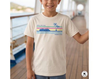 Karibik 2026 Kinder Kreuzfahrt T-Shirt – Star of the Seas Grafik-Shirt