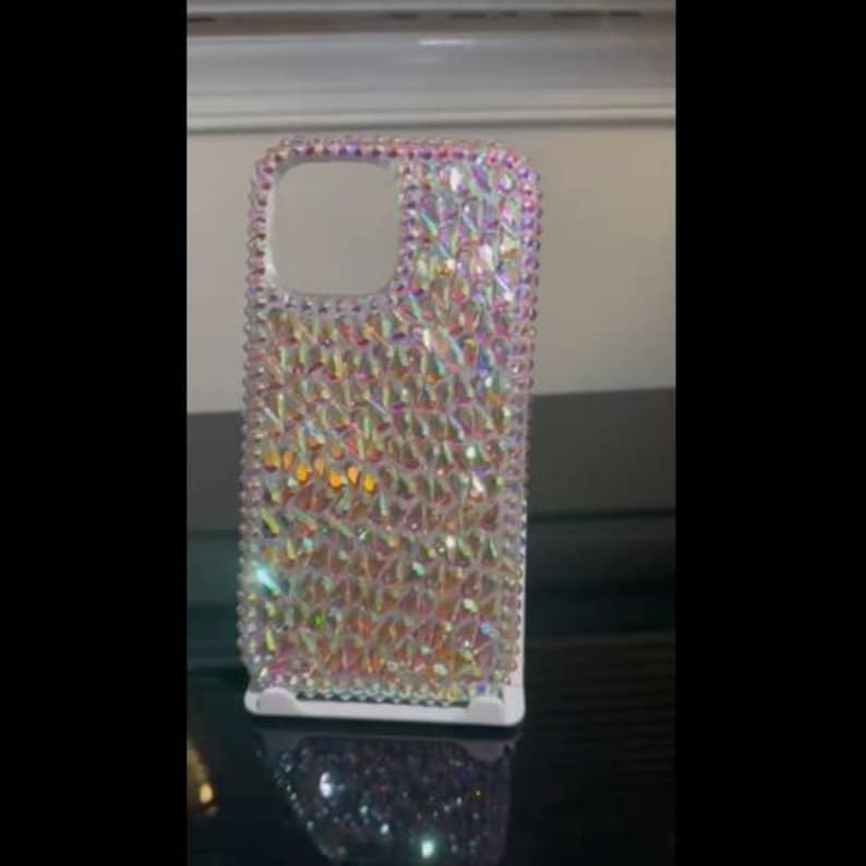 Phone Rhinestones Glittery Rhinestone Phone Case - Etsy