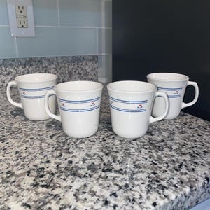 Vintage Corning Country Hearts Mugs/Coffee/Tea cups
