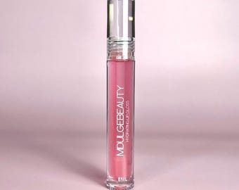 Baby Blush Lip Gloss: Hydrating, Soft Pink, Strawberry-Vanilla Flavor