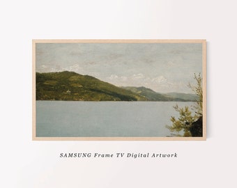 Samsung Frame TV Art | Vintage Landscape Oil Painting TV Download | Farmhouse Wall Decor