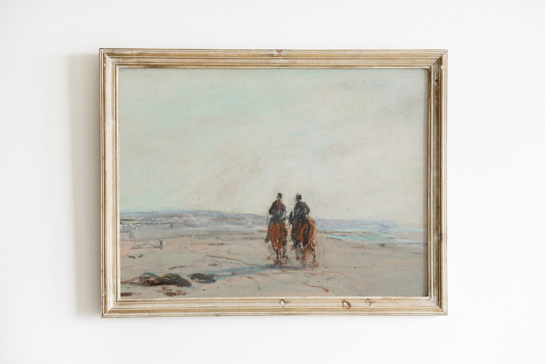 Vintage Horse Oil Painting | Antique Equestrian Downloadable Prints ...