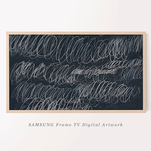 Samsung Frame TV Art | Black and White Frame TV Art | Neutral Minimalist Wall Art | Farmhouse Contemporary Home Decor