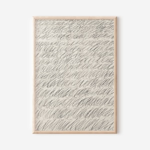 Boceto moderno vintage / Arte abstracto para imprimir en la pared / Imprime tú mismo tus obras de arte / Arte del siglo XX / Decoración minimalista para la pared
