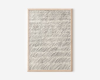 Vintage Modern Sketch | Abstract Printable Wall Art | Print Yourself Artwork | 20th Century Art | Minimalist Wall Decor