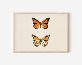 Vintage Butterfly Print | Downloadable Prints | PRINTABLES | Downloadable Prints | PRINTABLE Wall Art | Digital Prints | Downloadable Art