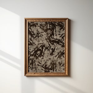 Neutral Botanical Wall Art | Floral Textile Cottage Core Decor | Large Wall Art Downloadable Print | Trendy Wall Art