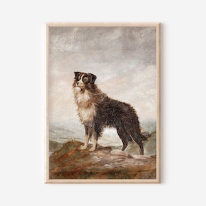 Vintage Dog Print | Downloadable Antique Canine Wall Art for Instant Digital Nursery Decor | Preppy Wall Decor