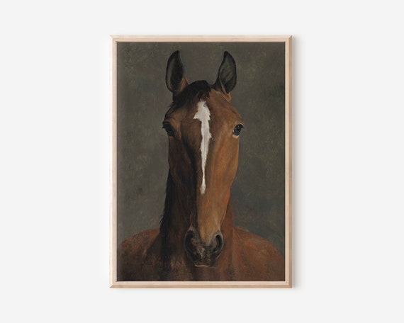 Vintage PRINTABLE Artwork Downloadable Prints Horse - Etsy