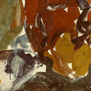 Vintage Abstract Botanical Wall Art Printable | Colorful Floral Oil Painting Instant Download image 9