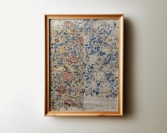 1970's Authentic Ron Brejtfus Color Blocked Textile on Canvas