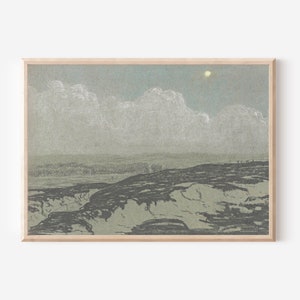 Vintage Landscape Art PRINTABLE Wall Art Downloadable Prints Oil Painting Digital Artwork Vintage Prints Downloadable Artwork image 1