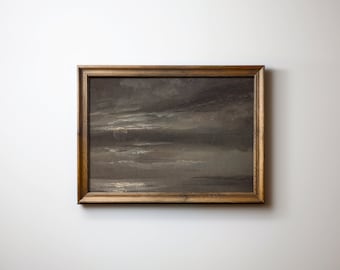 Neutral Wall Art Abstract Oil Painting | CottageCore Aesthetic Room Decor | Large Wall Art Downloadable Art
