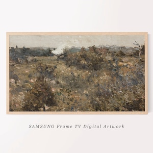 Samsung Frame TV Art | Vintage Landscape Oil Painting | Downloadable Digital TV Painting | Instant Download