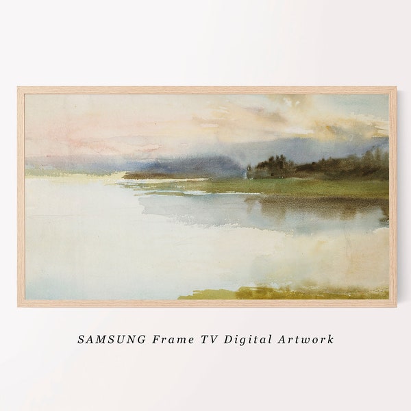 Vintage Seascape Painting for Samsung Frame TV | Downloadable Digital Art | Downloadable Artwork for TV  | Digital Wall Art | TV Artwork