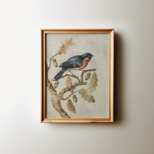 Vintage Bird Print | Ornithology Downloadable Art | Neutral Wall Art | Gallery Wall Botanical Prints