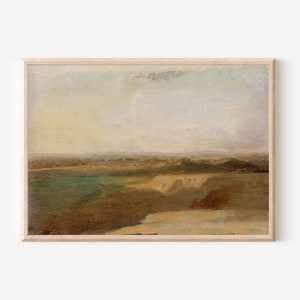 Vintage Landscape Print | Downloadable Art PRINTABLE | Landscape Oil Painting | PRINTABLE Wall Art | Digital Prints | Farmhouse Decor