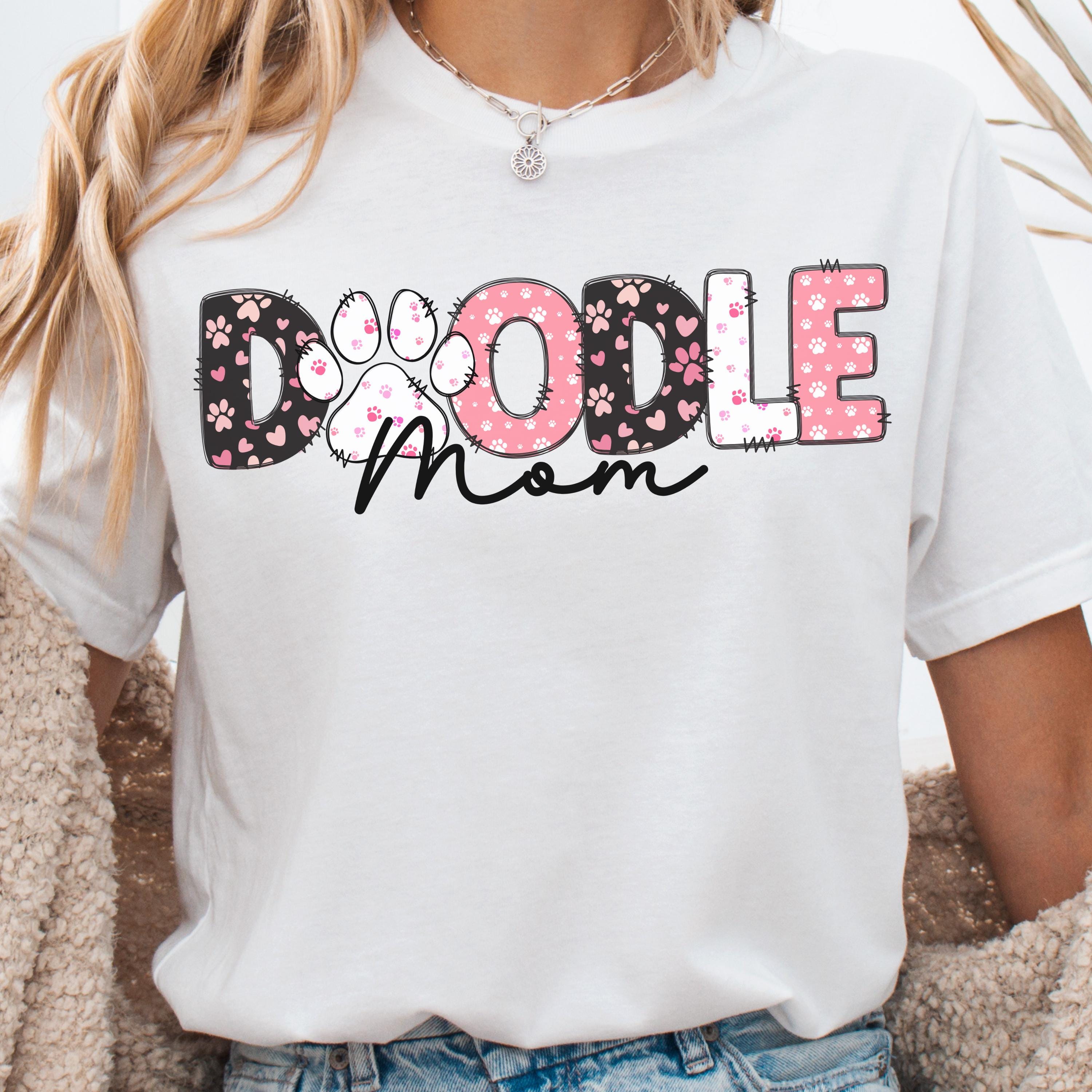 Doodle Mom Mama PNG | Dog Mama Sublimation | Goldendoodle PNG | Dog Mom ...