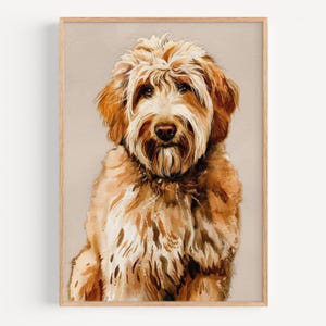 Goldendoodle Print | Goldendoodle Poster | Goldendoodle Decor | Goldendoodle Art | Printable Dog Poster | Dog Poster Print | Dog Wall Art